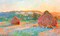 Haystacks End Of Summer Evening 1891 Poster Print by Claude Monet - Item # VARPDX373787